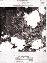 Luftwaffe reconnaissance photograph Dalnottar Oil Tanks