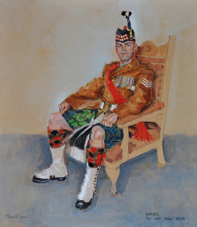 Sgt Jeff Seery  The Royal Highland Fusiliers